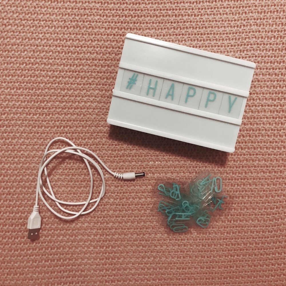 Light-Up Letter Board!